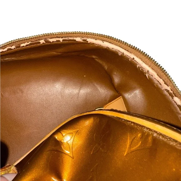 Louis Vuitton Tompkins Square Monogram Vernis Satchel Bag and Wallet Authentic - Picture 9 of 16